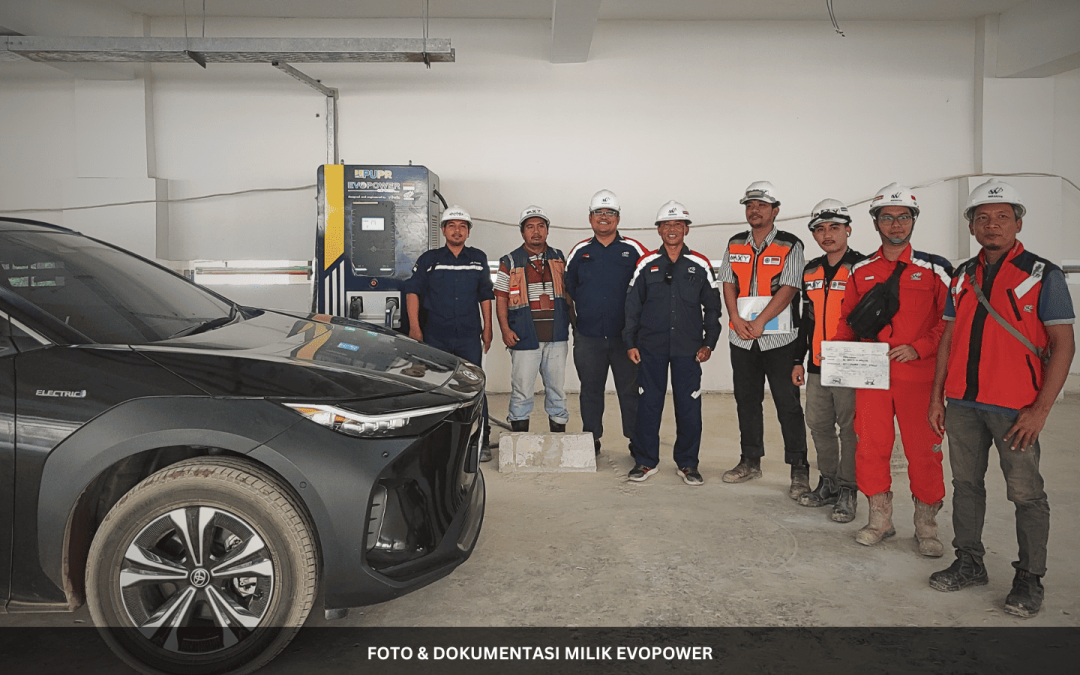 Uji Kinerja dan Efisiensi EVOPOWER EV Charger di Sekretariat Kepresidenan IKN