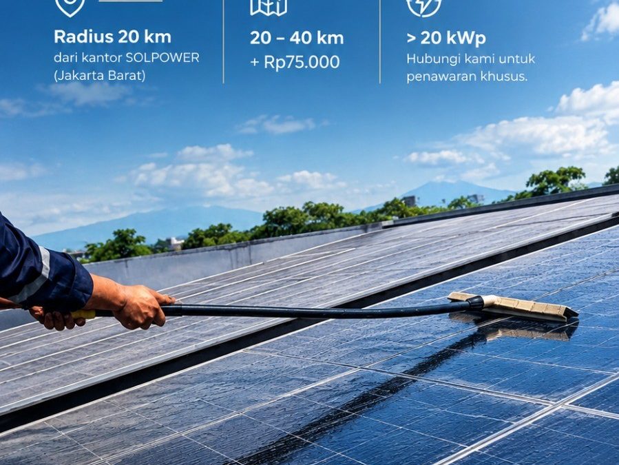 Harga Cleaning Panel Surya atau Solar Panel